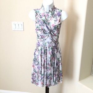 Floral Sleeveless Dress Bebe XS